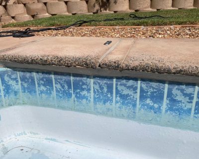 Swimming Pool Bullnose Copings Re-Grouting